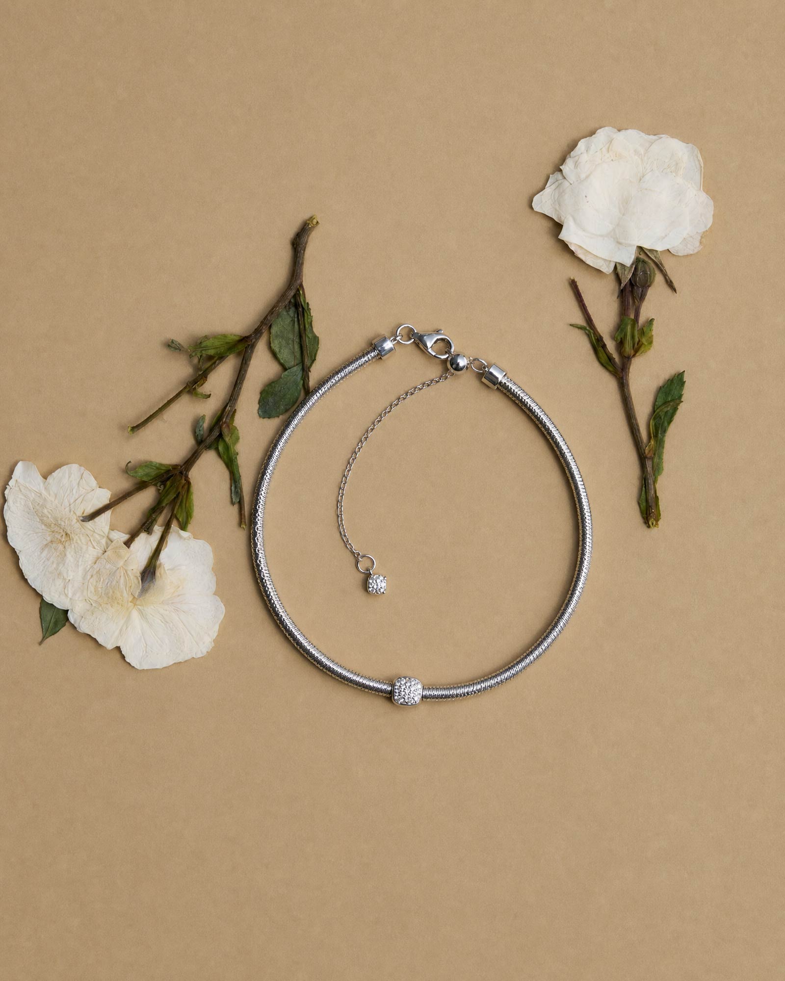 LUCE Pure Silver Bracelet - Trace