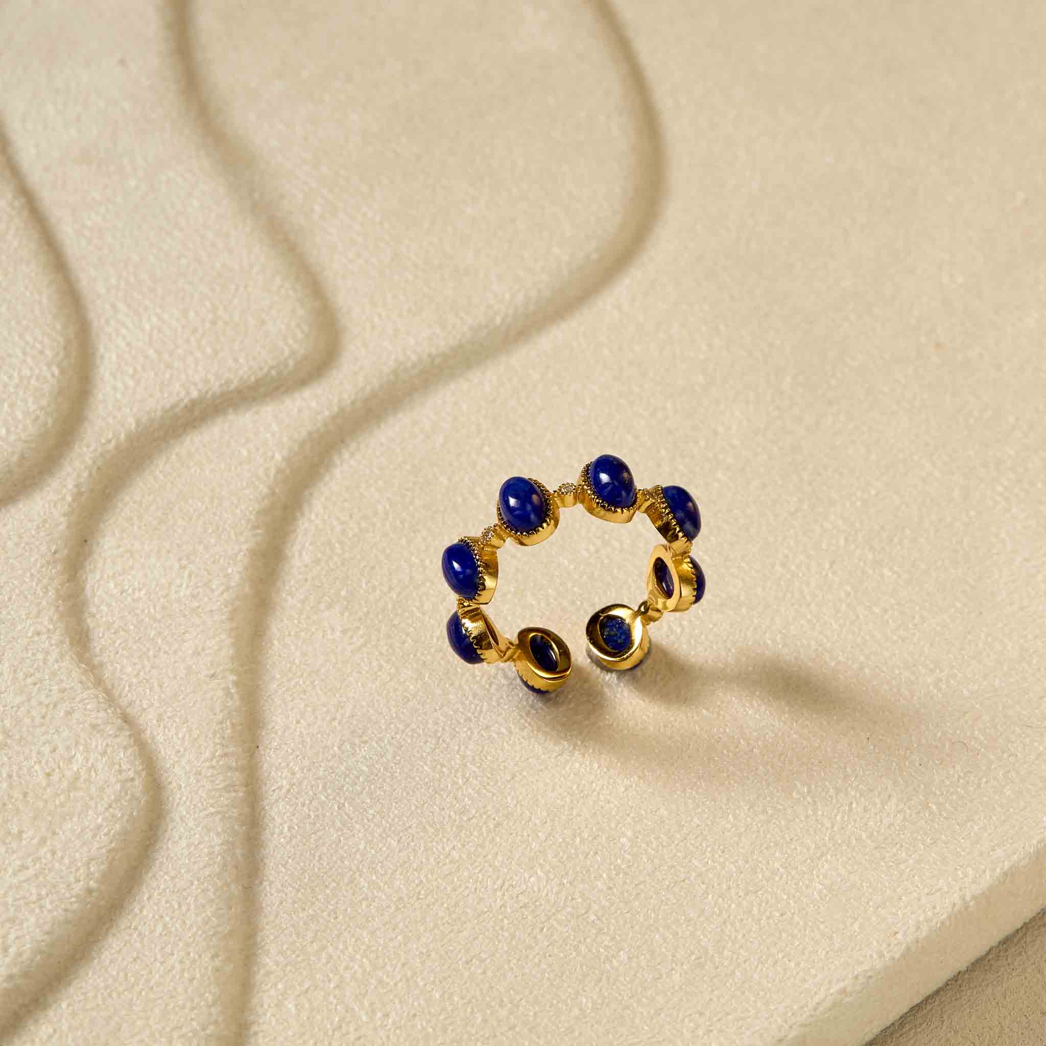 GuidingStars Lapis Cabochon Ring