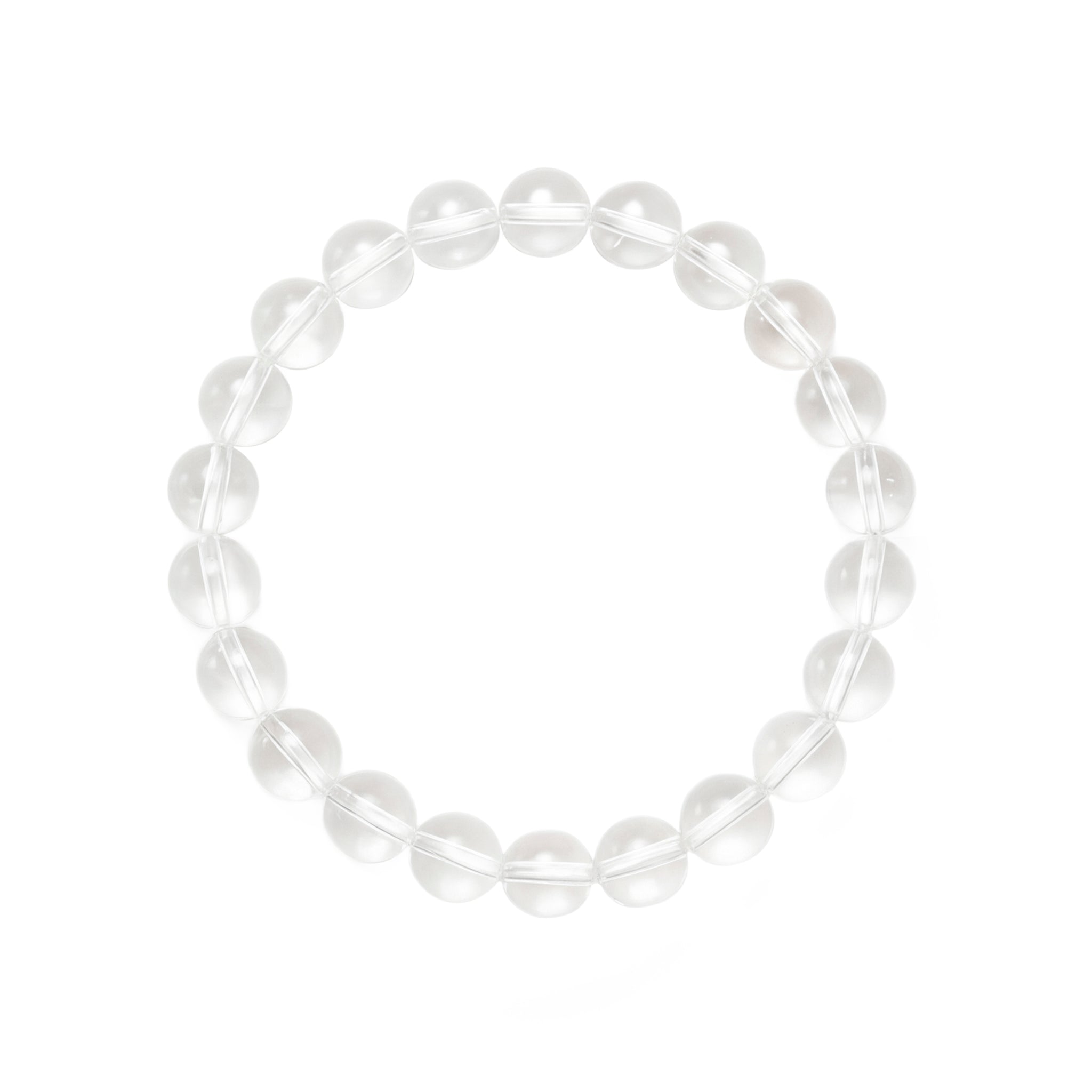 Light Clear Quartz Crystal Bracelet