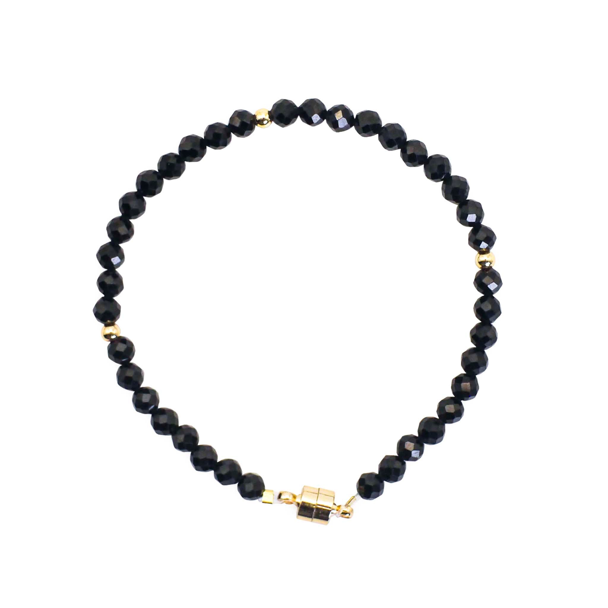925 Silver Obsidian Minimalist Set