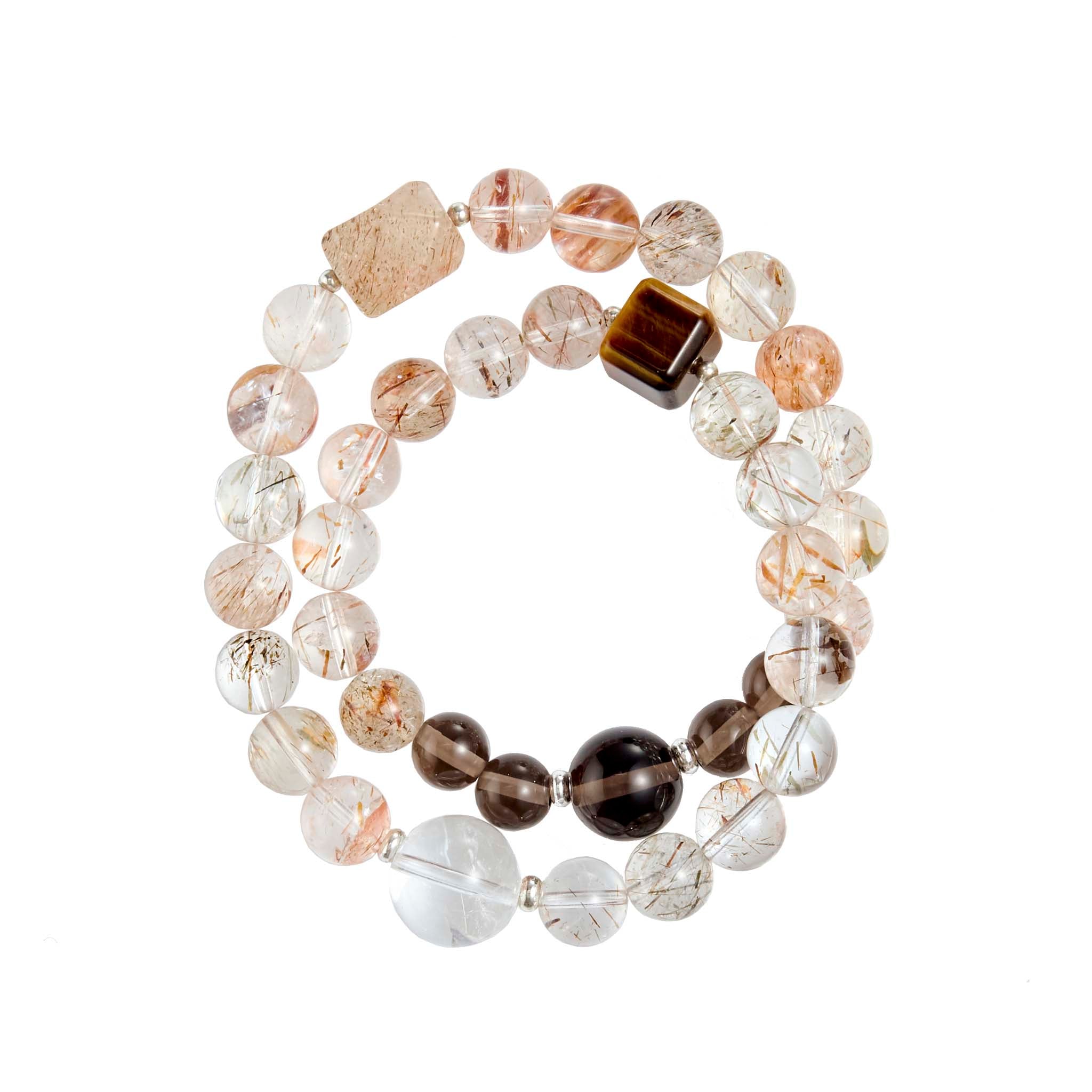 CandleLight Golden Rutilated Quartz Crystal Bracelet