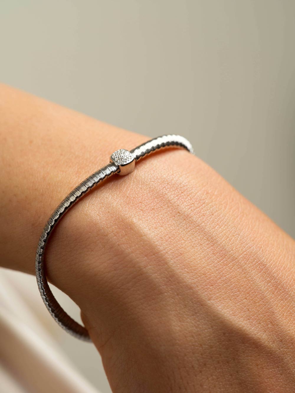 LUCE Pure Silver Bracelet - Trace