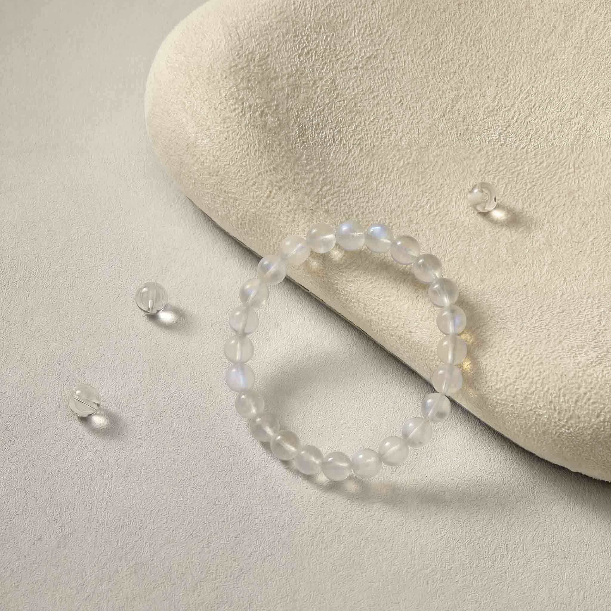 Light Clear Quartz Crystal Bracelet