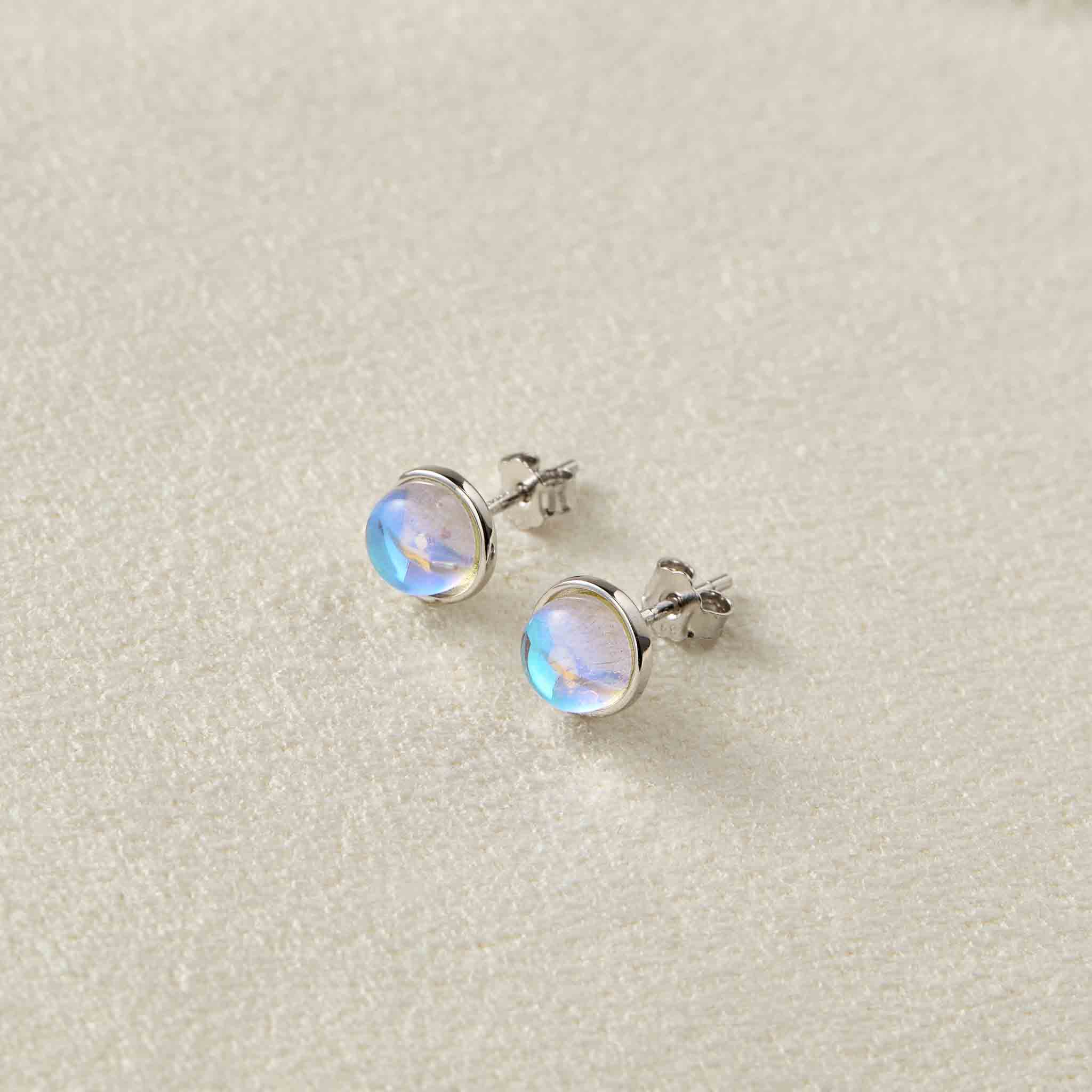 SacredBond Moonstone Studs