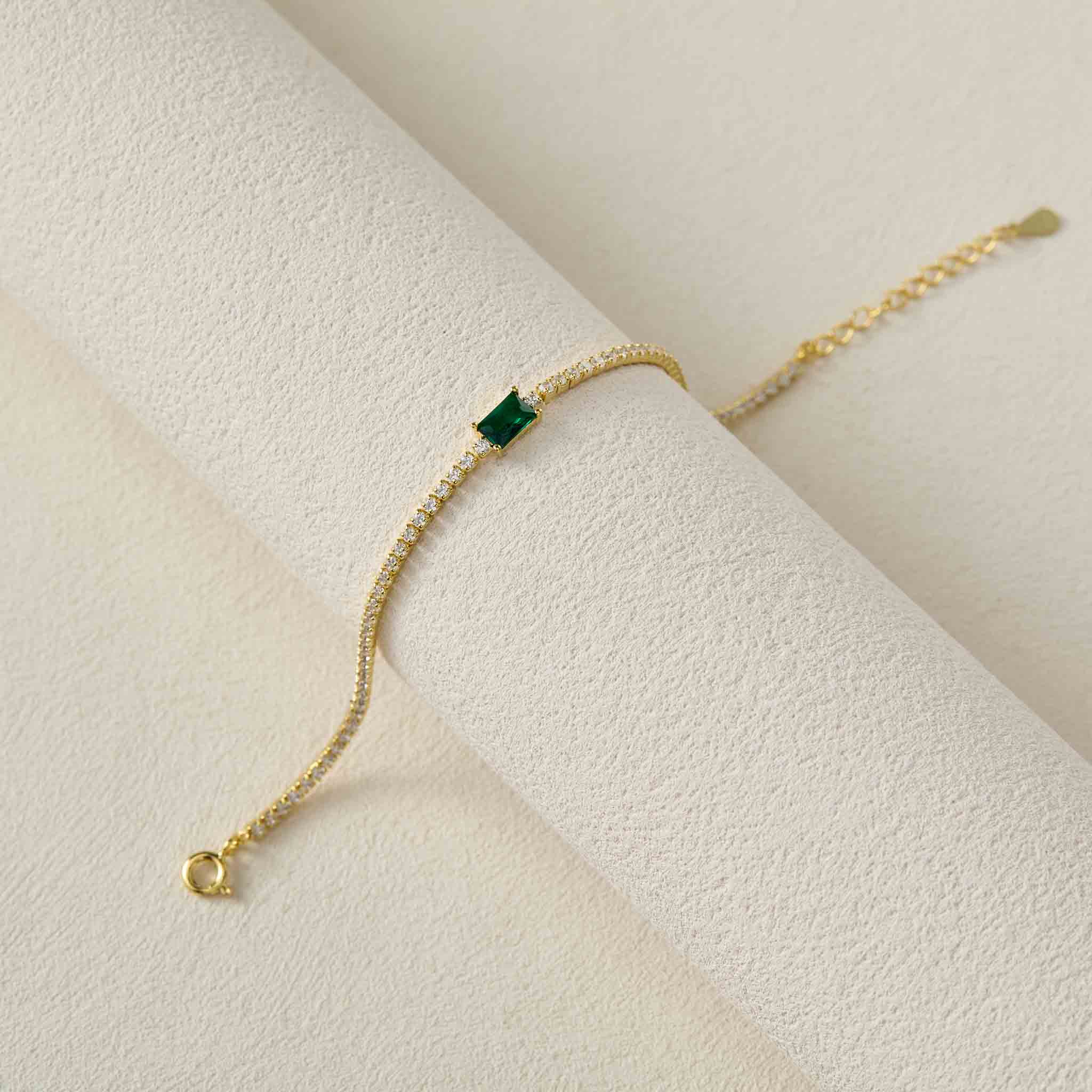 VerdantLine 925 Sterling Silver & Zircon bracelet