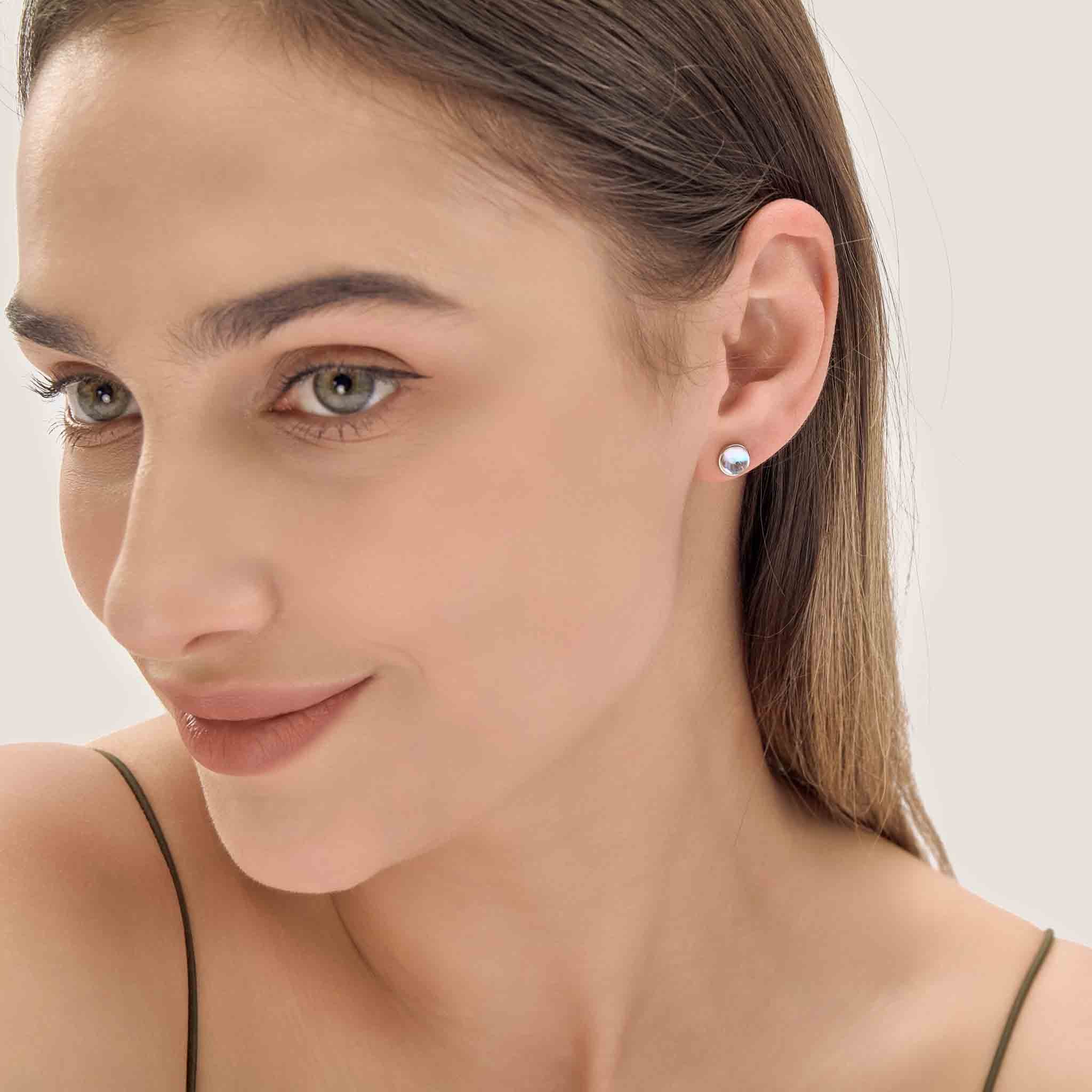 SacredBond Moonstone Studs