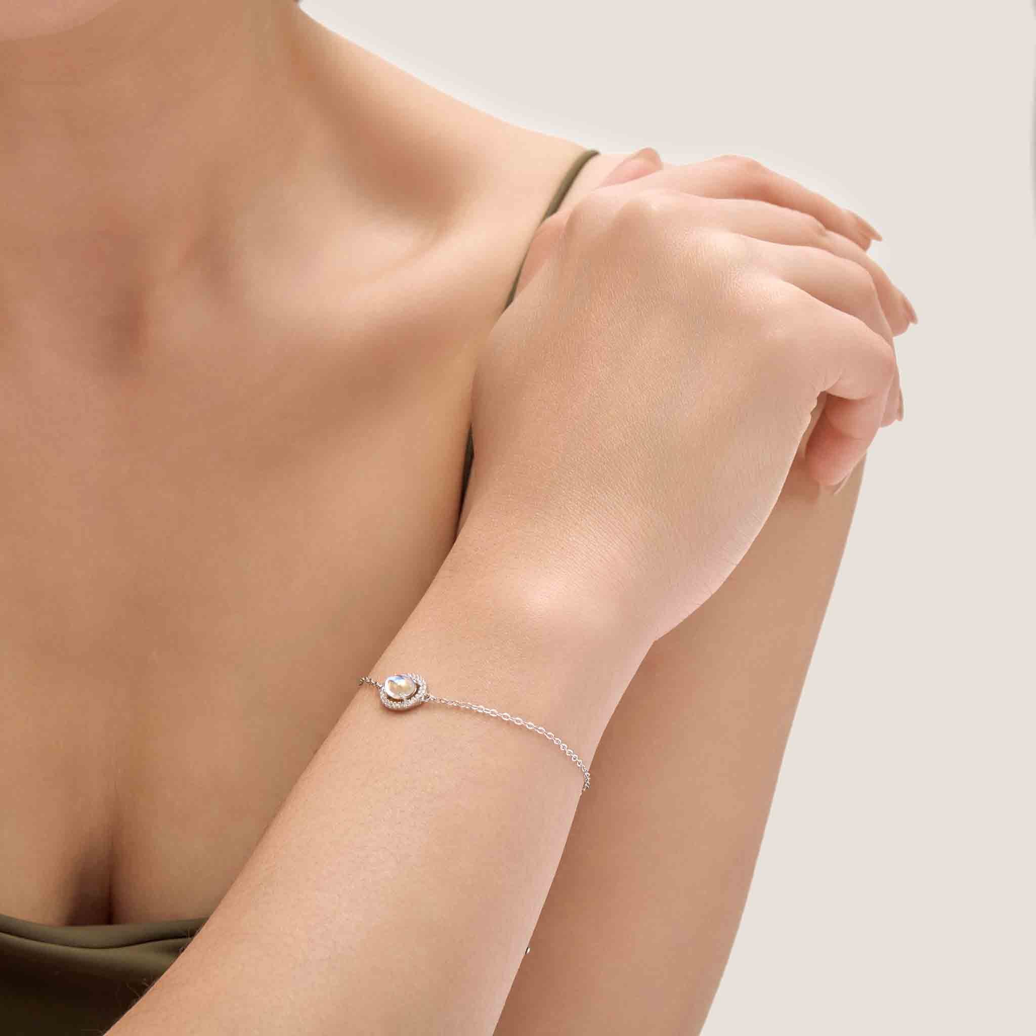 Moonchild Moonstone Chain Bracelet