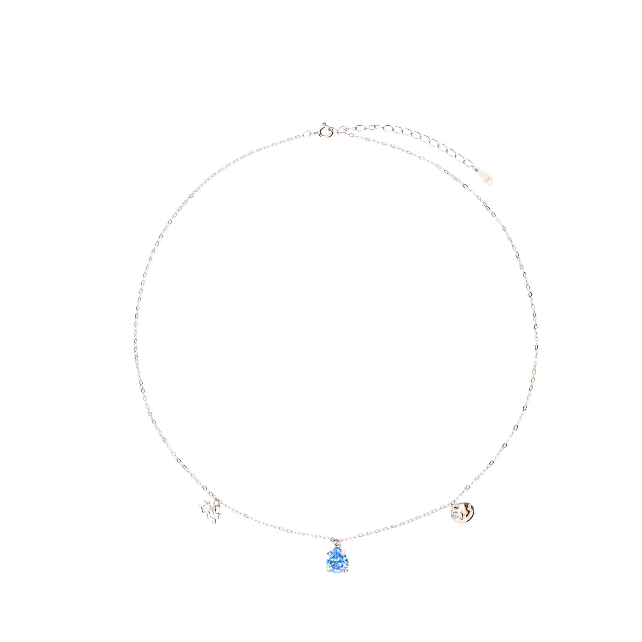 Zodiac Guardians 925 Sterling Silver Necklace Set