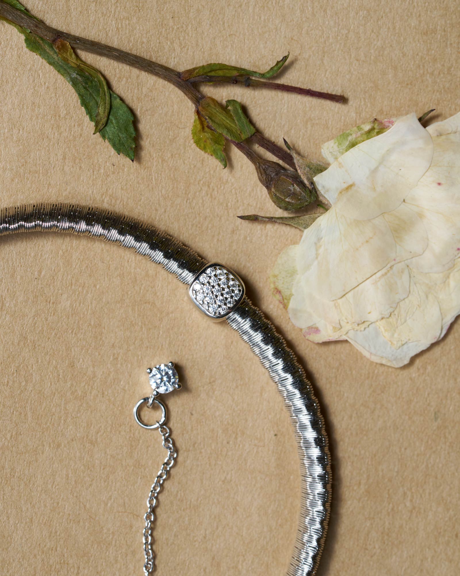 LUCE Pure Silver Bracelet - Trace
